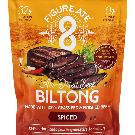 Spiced Grass Fed & Finished Beef Biltong