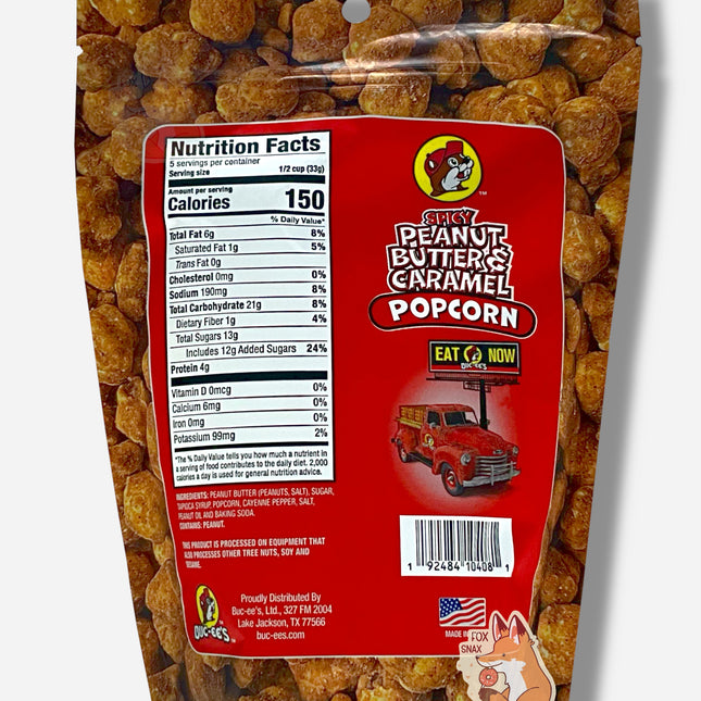 Buc-ee's Spicy Peanut Butter & Caramel Popcorn