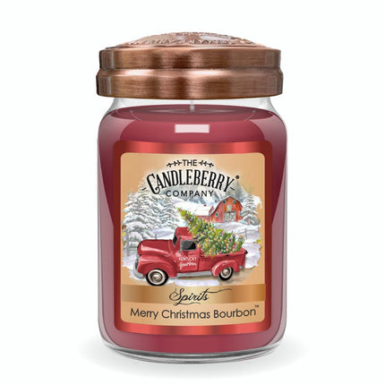 SPIRITS - Merry Christmas Bourbon™, Large Jar Candle (Collective)
