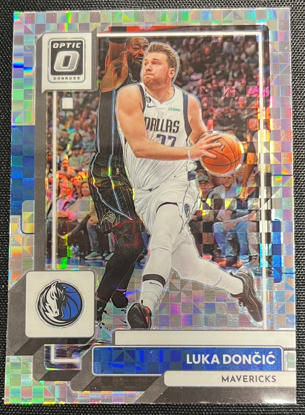 Luka Dončić  - 2022 Panini Donruss Optic Blue Green X-Factor - #160
