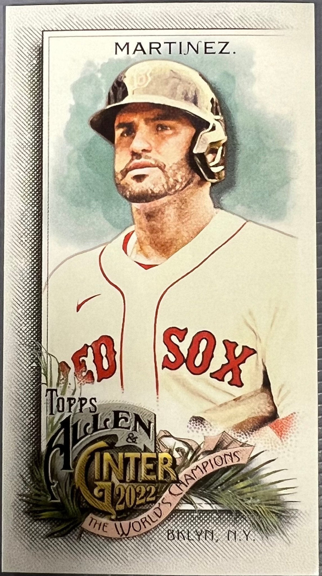 J.D. Martinez - 2022 Topps Allen & Ginter Tobacoo - #166