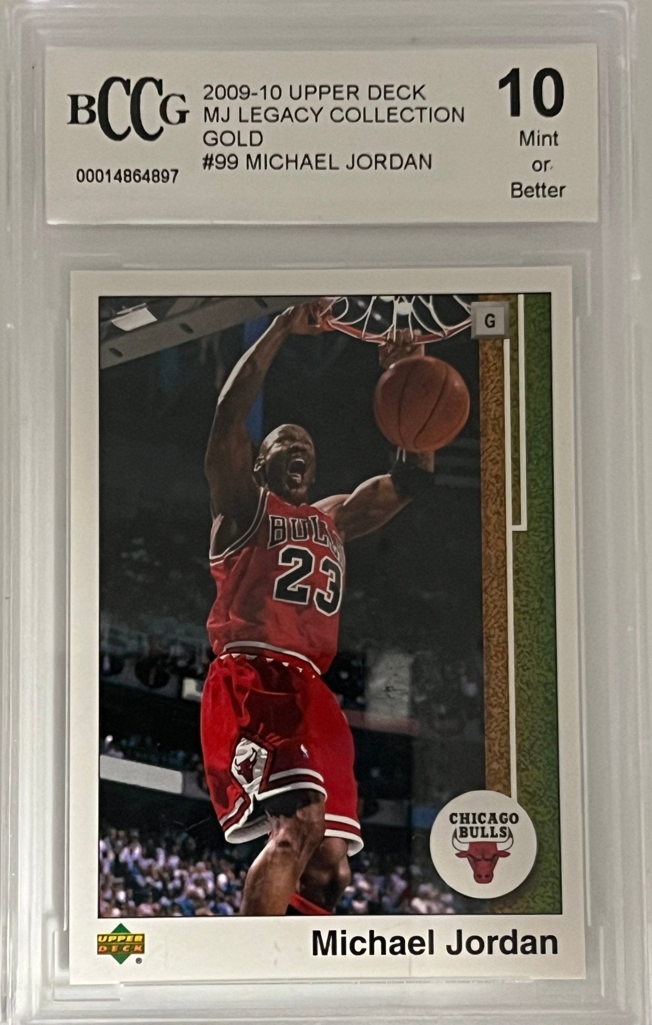 Michael Jordan - 2009 Upper Deck MJ Legacy Collection Gold - #99