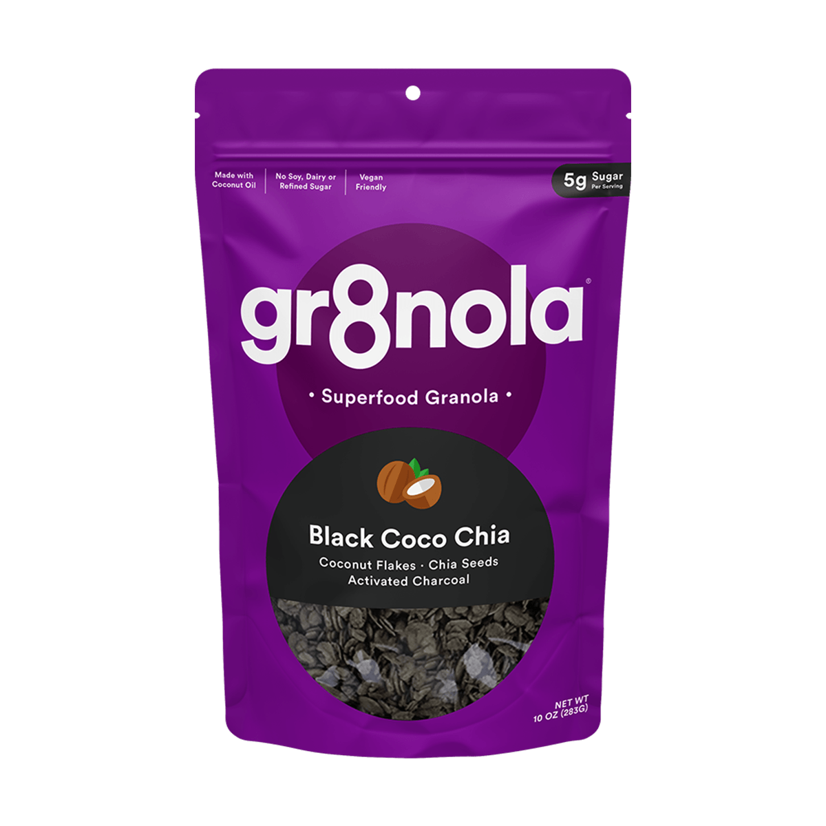 Black Coco Chia Granola (10oz)