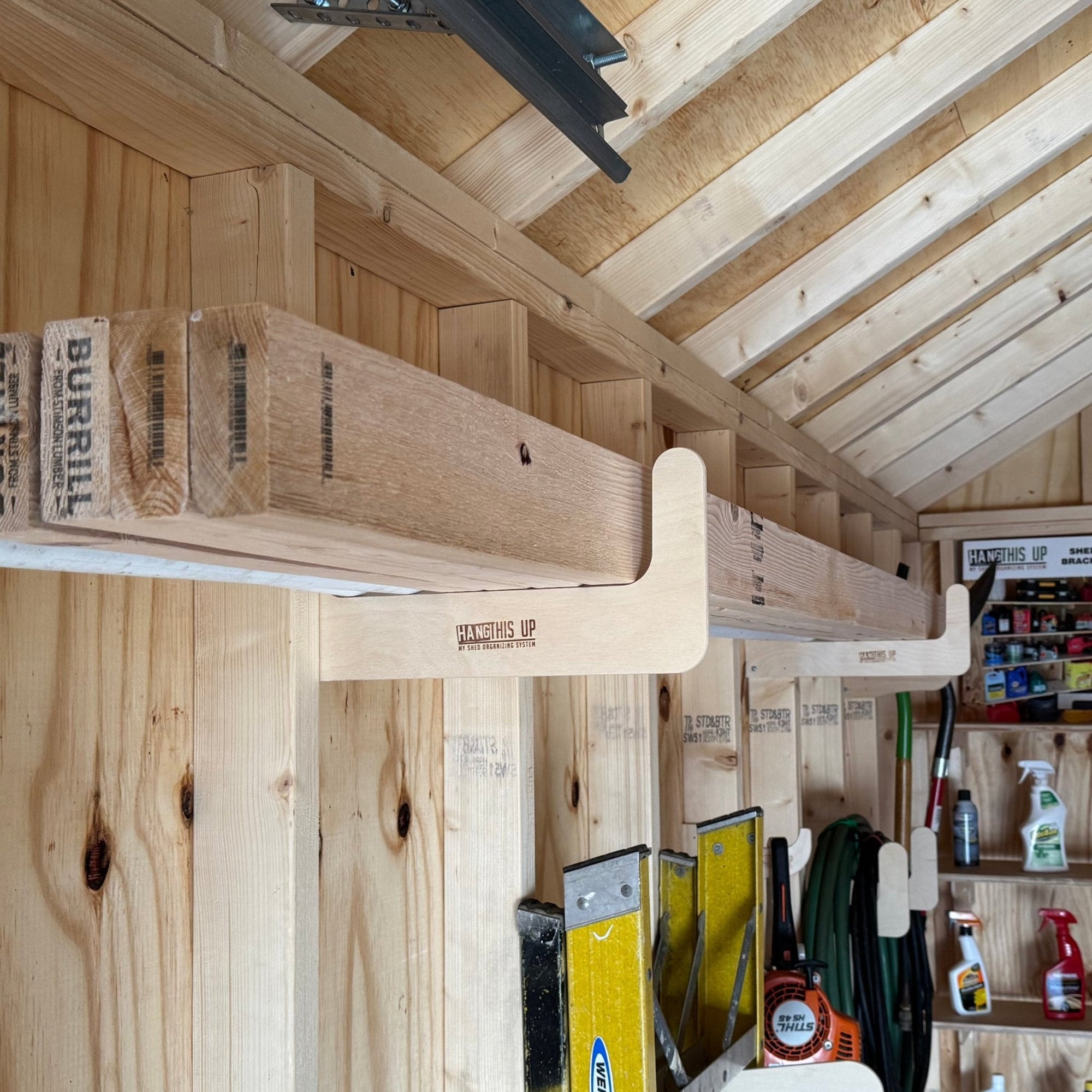 Shed Storage Organizer – Yard Tool Rack for Storage Sheds