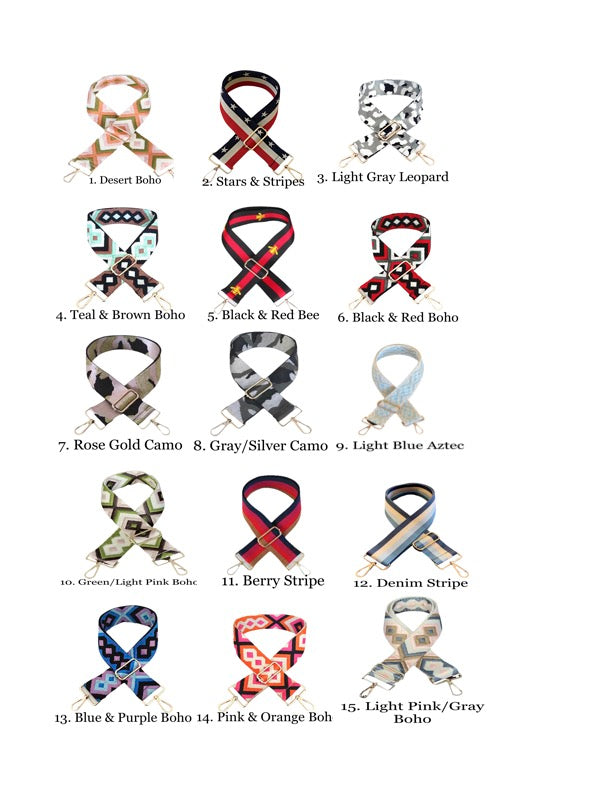 The Mia Vegan Leather Crossbody Bag (GRAY) - Pick Your Strap