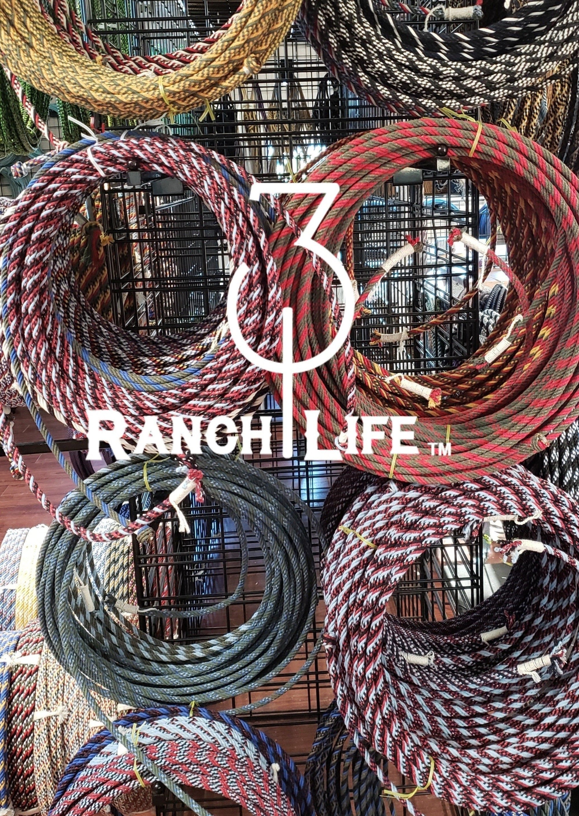 Waxed Cotton Ranch Ropes: "Surprise Me" 30'|40'|50'|60'