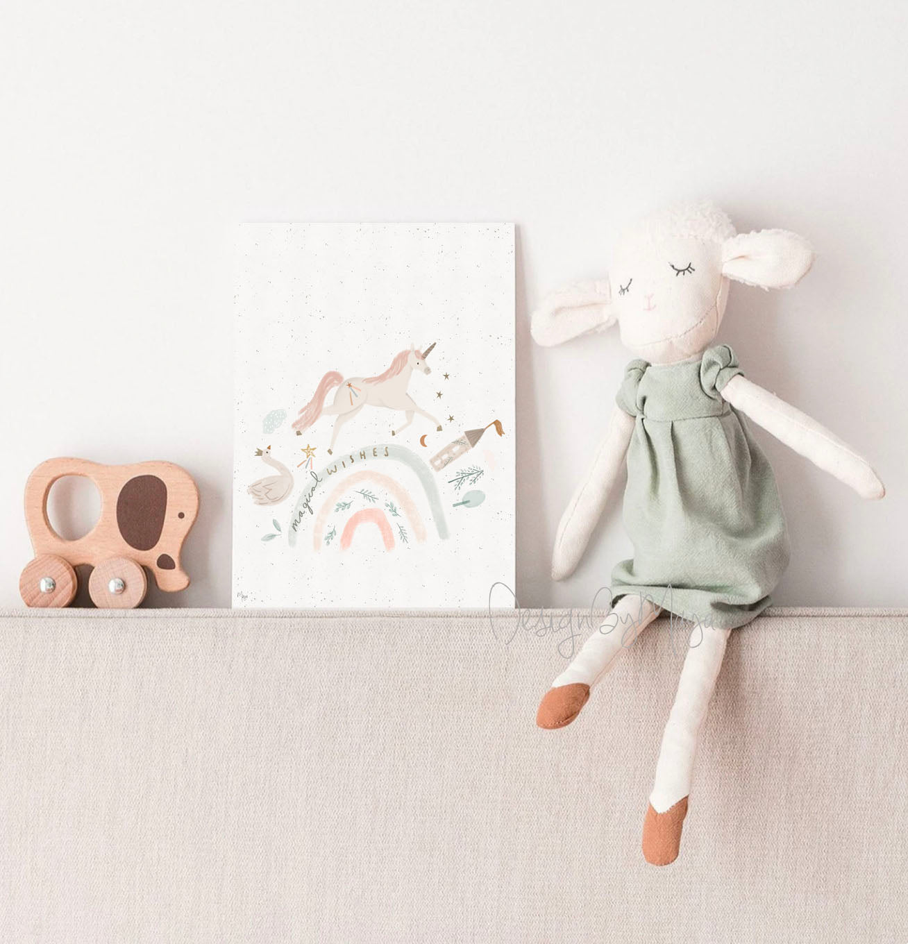 Baby Animals Prints - Luster Paper Nursery Wall Art Prints