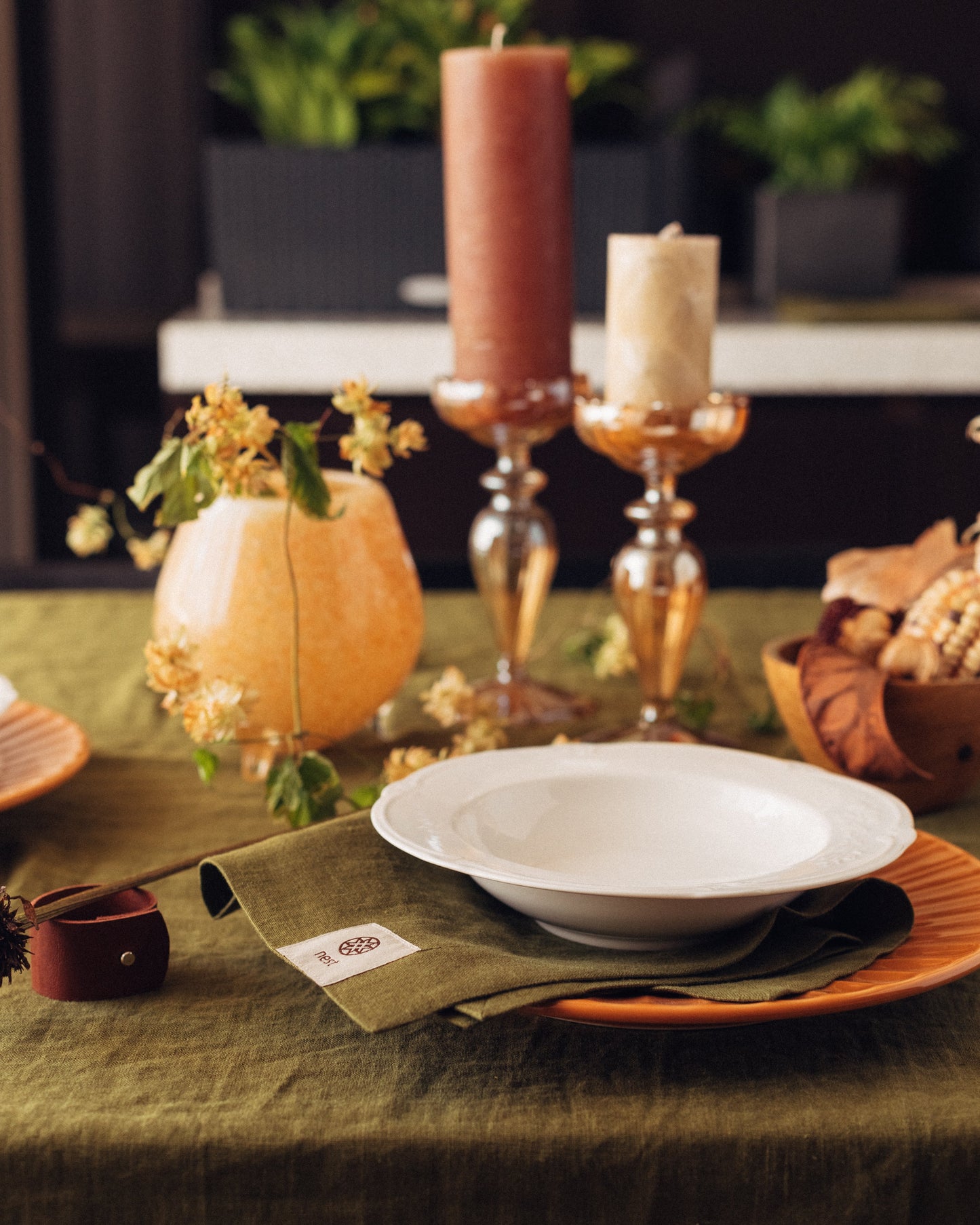 Soft Linen Table Runners