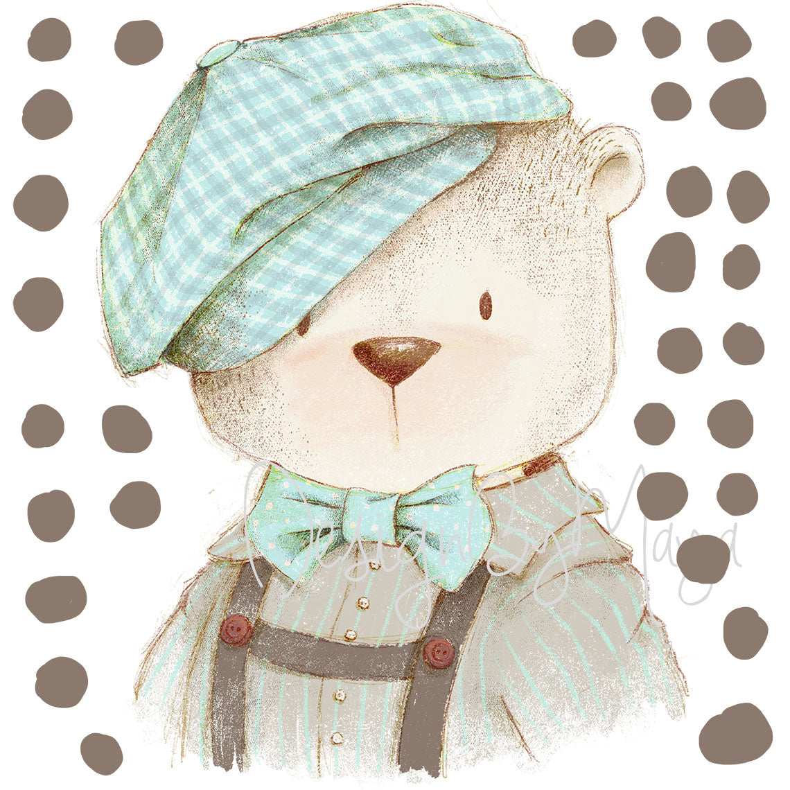 Baby Elephant - Fabric Nursery Wall Art Decals