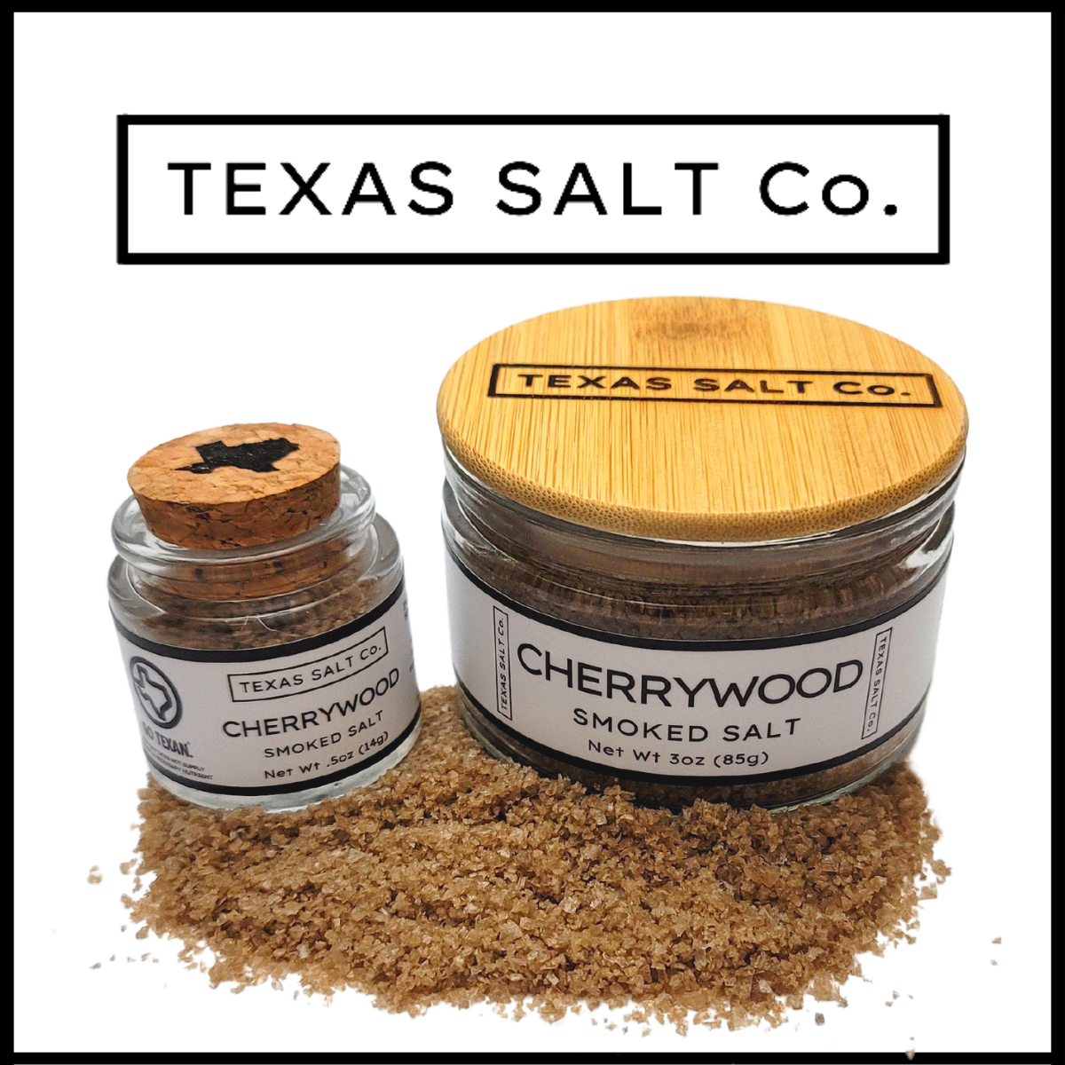 Texas Salt Co Cherrywood Smoked Salt