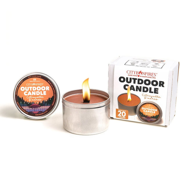 City Bonfires The Outdoor Citronella Candle - S'mores Scent