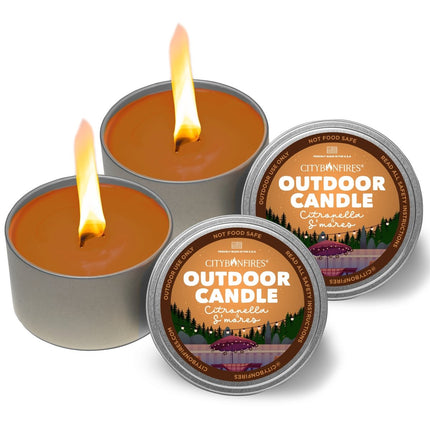 City Bonfires The Outdoor Citronella Candle - S'mores Scent