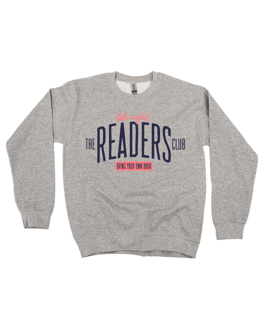 The Late Night Readers Club BYOB - Gray Basic Fleece