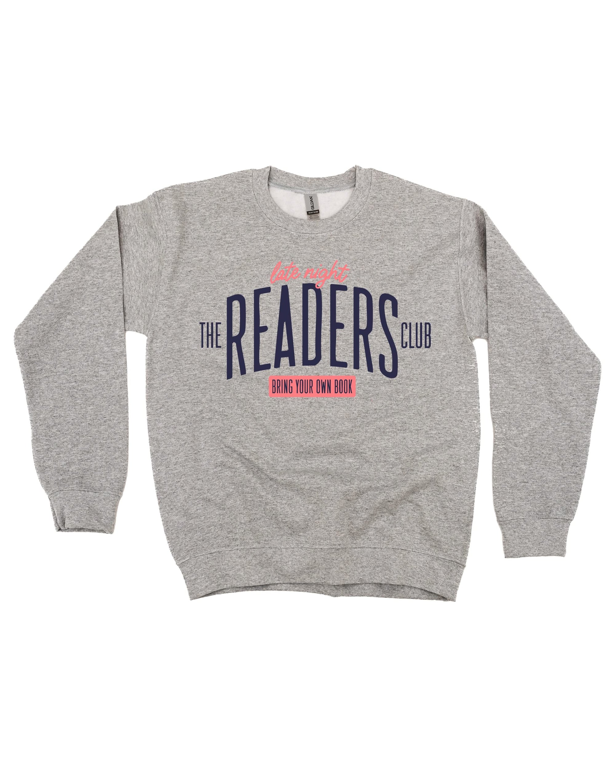 The Late Night Readers Club BYOB - Gray Basic Fleece