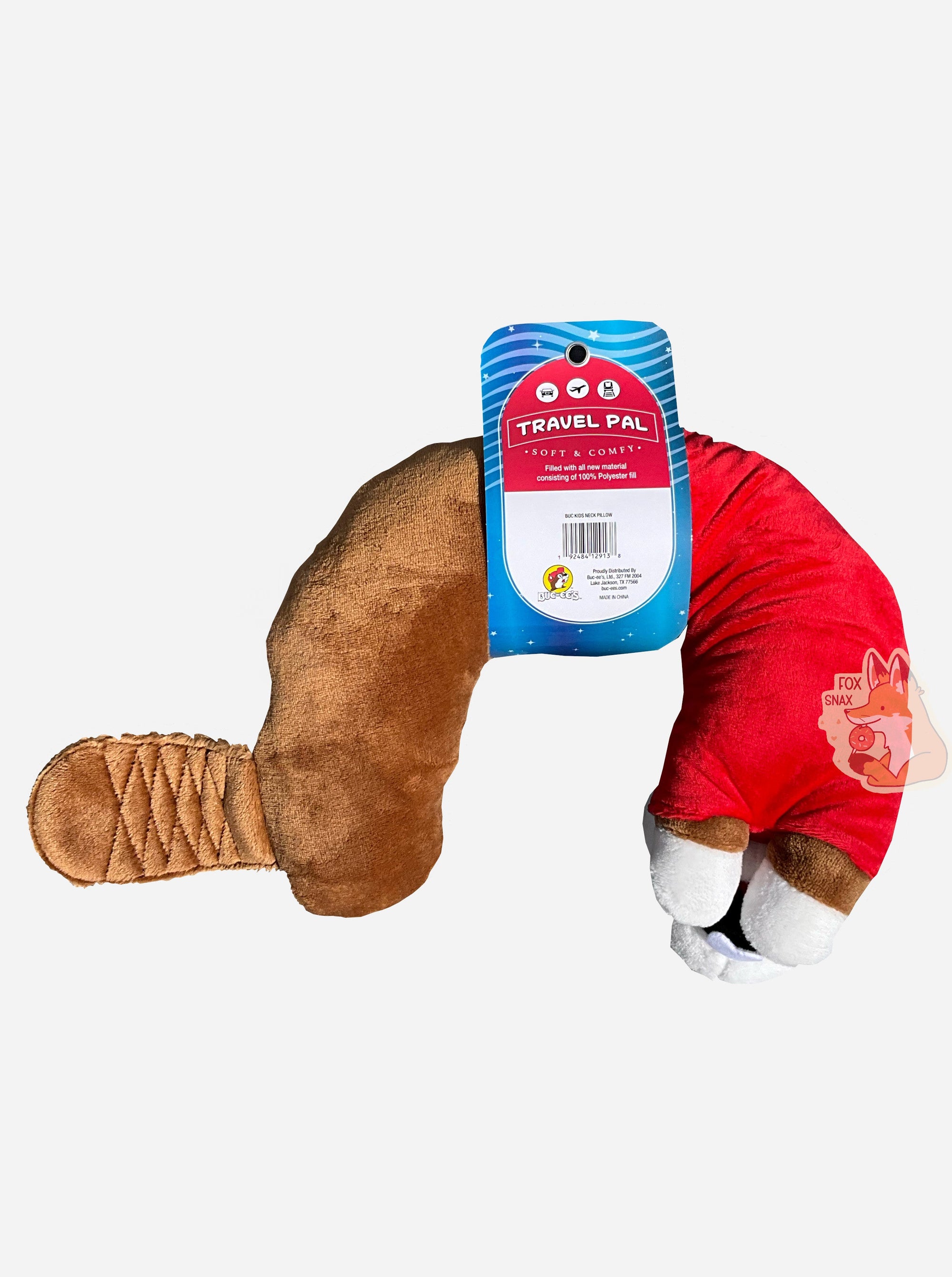 Buc-ee's Travel Pal Kids Neck Pillow