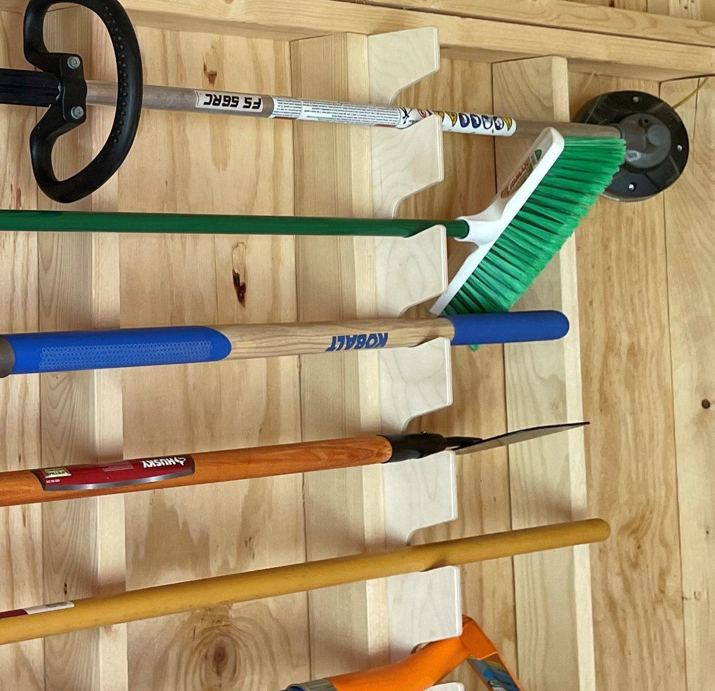 Ultimate Shed Organization Kit – Yard & Garden Tool Rack