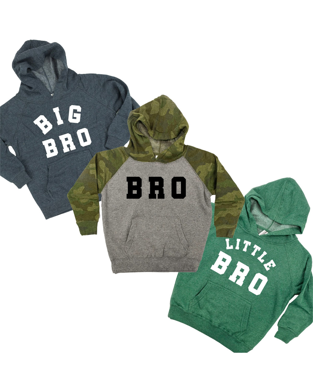 Varsity 'Bro' Sibling Tees - (Choose Your Role) - Child Hoodie