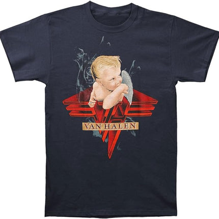Van Halen Angel Smoking Mens T-shirt