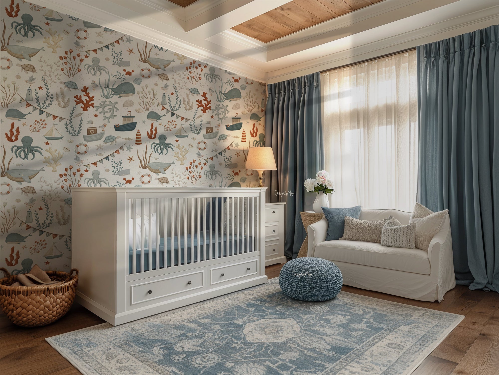 Alphabet Wallpaper - Nursery Wall Decor Wallpapers