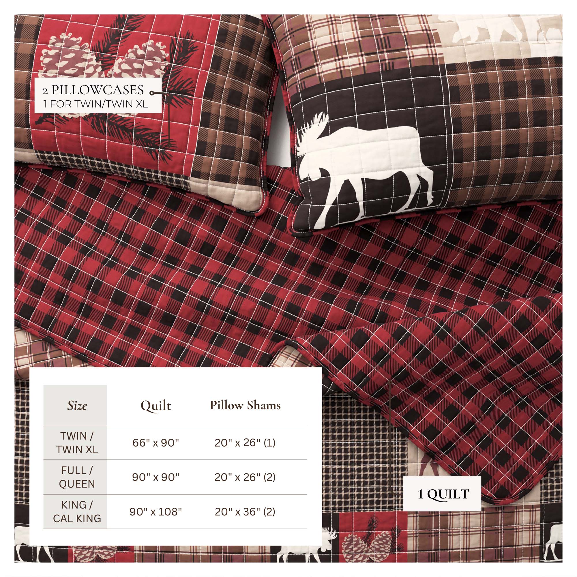 Rustic Landscape Quilt Set - Matthew Collection