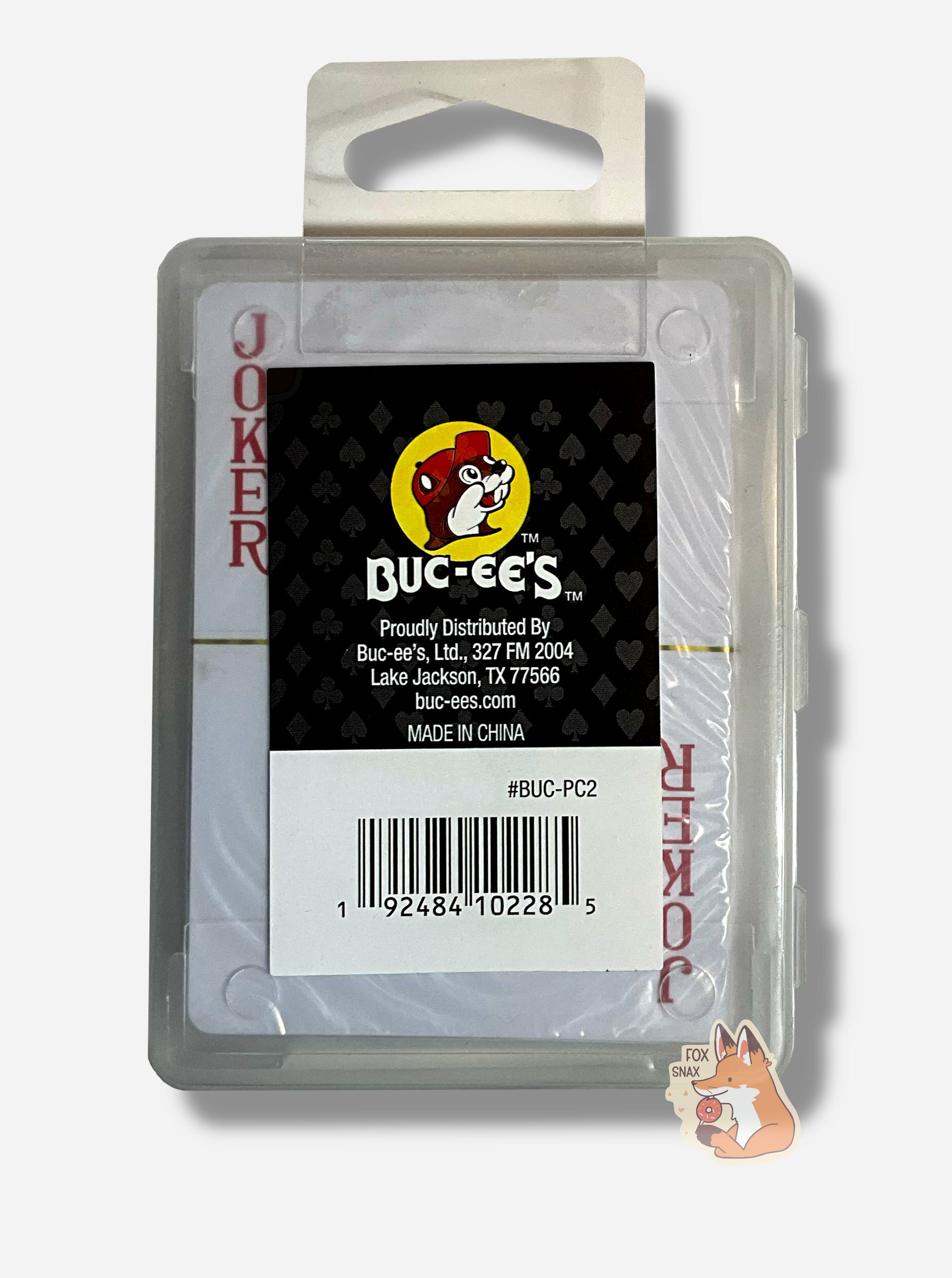 Buc-ee's Waterproof Playing Cards