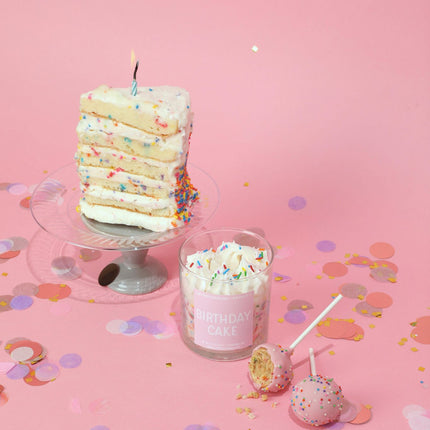 Birthday Cake Container Candle