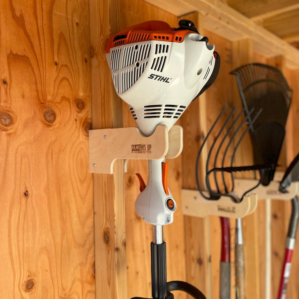 Weed Whacker Organizer – Shed Tool Rack for Yard Storage