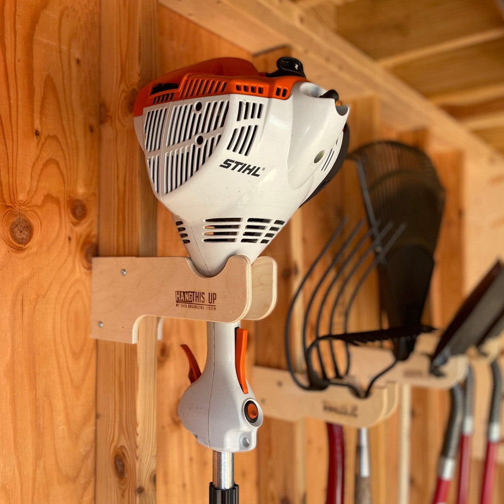 Weed Whacker Organizer – Shed Tool Rack for Yard Storage