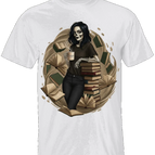 Skeleton Book Girl / Small / White