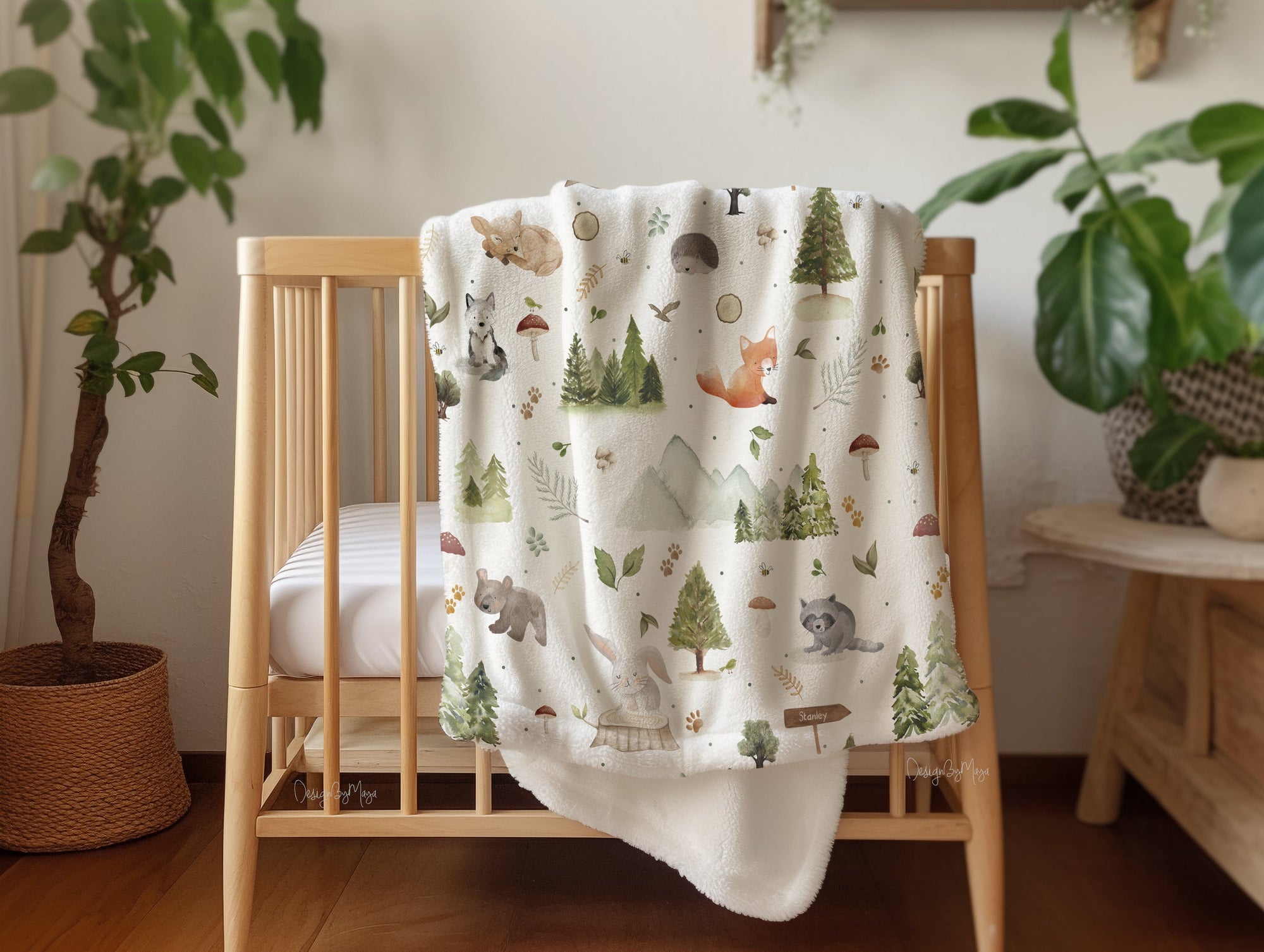 Baby Animals Ducks and Chicks - Vintage Baby Blanket